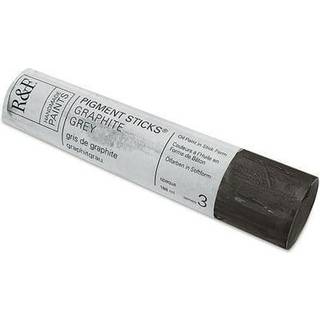 R&F Håndlavede maling - Professionel oliepigment stick grafit Grå 188 ml