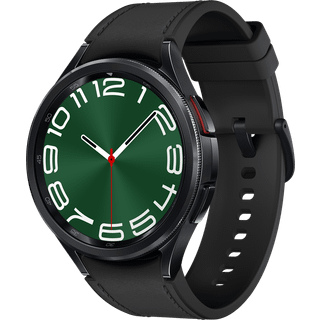Samsung Galaxy Watch6 Classic 47mm BT Black SM-R960NZKAEUB - Unisex - 47 mm - Smartwatch - Quartz m. Oplader - Safirglas