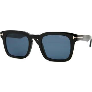 Tom Ford FT0751 DAX 01V 50 Solbriller Mænd Black - Shiny Black - 50mm