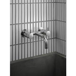 Vola håndvaskbatteri 1611 - Krom - 170 mm fremspring fra væg