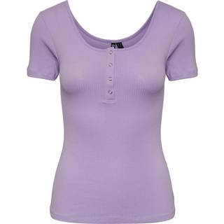 PIECES dame t-shirt PCKITTE - Purple rose - XS