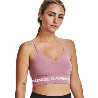 Under Armour Seamless Low Long Bra Pink S - Pink - S