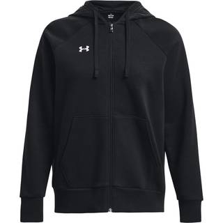 Under Armour Rival Fleece Women's Full-Zip Hoodie Black / White M