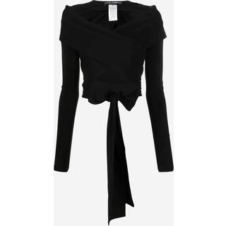 Dolce&Gabbana x Kim Ruched jersey gloved top - black - XS