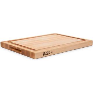 Boos Blocks Pro Chef-Groove Schneidebrett 51x38x4 cm mit Saftrille - Ahornholz - Braun