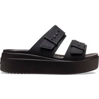 Crocs women Brooklyn Buckle Sandals Black 34