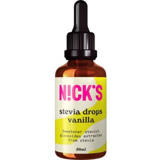 Nicks Stevia Drops, Vanilla, 50 ml