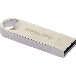 Philips FM64FD160B Moon edition 2.0 - USB flash drive - 64 GB - 64GB - USB Stick