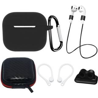 AirPods 3 Silikone Etui Sæt - Sort