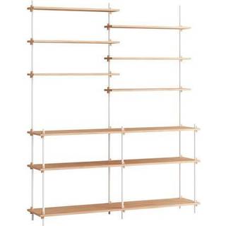 MOEBE S.200.2.D Reol System Eg/hvid