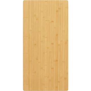 bordplade 50x100x4 cm bambus