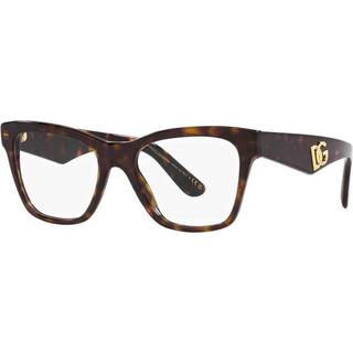 Dolce & Gabbana DG3374 502 53 Briller Kvinder Tortoiseshell - Dark Tortoise - 53mm