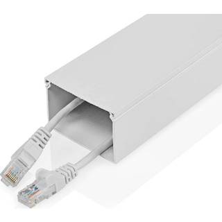 Nedis Kabelkanal med tape - 60 x 40 mm - 1.1 m - Hvid