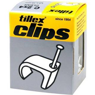 Kabelclips flad 3x5 1 pk. a/100 stk brun