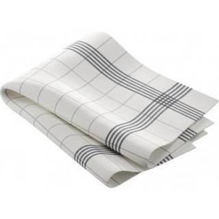 DUNI JOY TOWEL Serviet 38x54 cm Grå/ Hvid Ternet 200 stk (173761)