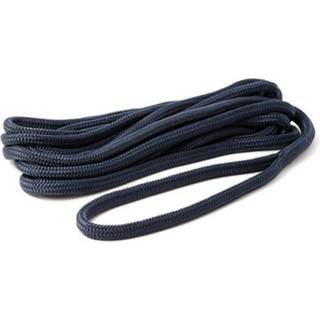 Fortøjningsreb med splejset øje PolyRopes Dockline, flettet polyester, Ø15 mm, 10 meter, marineblå