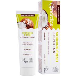 Naturlig Xylitol Tandpasta Nordics Morning Fresh Coconut + Mint 75 ml