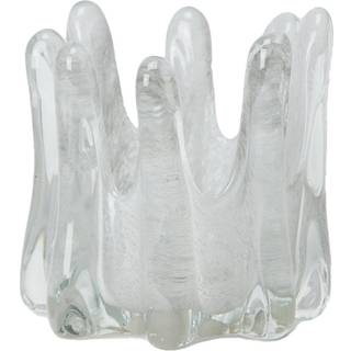 Olsson & Jensen Helix fyrfadsstage Ø14 cm Lysegrå