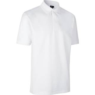 ID 0330 PRO Wear poloshirt trykknap Hvid 4XL