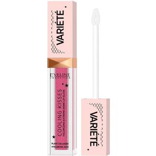 Eveline Cosmetics Variété Cooling Kisses Fugtende læbeglans med kølende effekt Skygge 06 Amazing Kiss 6,8 ml - 6,8 ml