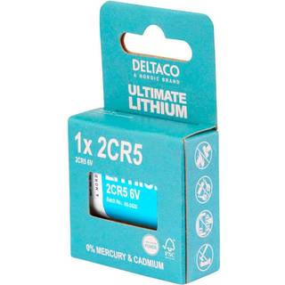 Deltaco Ultimate battery x 2CR5 - Li