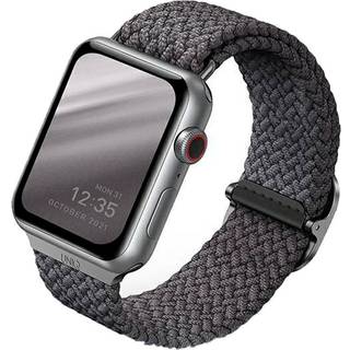 UNIQ Aspen Apple Watch flettet rem 38/40/41/42mm - Koksgrå
