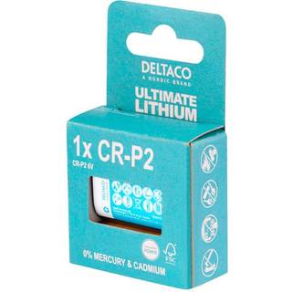 DELTACO CR-P2 6V Batteri (1stk)