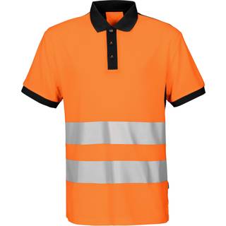 ProJob 646008 6008 polopiqué en iso 20471 klasse 2 Orange/Sort L
