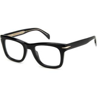 DAVID BECKHAM Mand DB 7105 807 Optiske stel Acetat Sort Geometrisk
