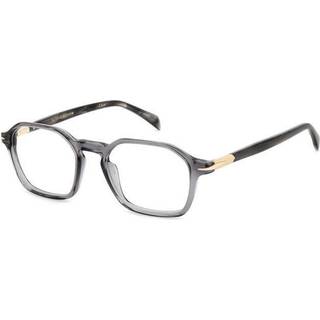 DAVID BECKHAM Mand DB 1125 KB7 Optiske stel Acetat Grå Geometrisk