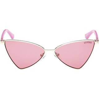 Guess Kvinde GU8286 32S Solbriller Metal Guld Rød Geometrisk Normal
