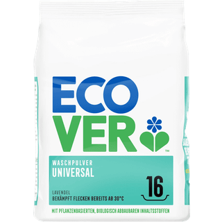 Ecover Universal vaskepulverkoncentrat Lavendel og eucalyptus 40 vaske 3.62 DKK/1 vask/e