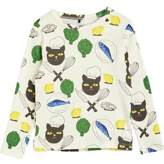 Mini Rodini Multi Chef Cat Print Bluse