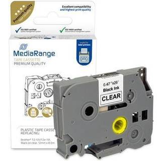MediaRange - label tape - laminated - 1 cassette(s) - Roll (1.2 cm x 8 m) (alternative for: Brother TZ-131 Brother TZe-131)