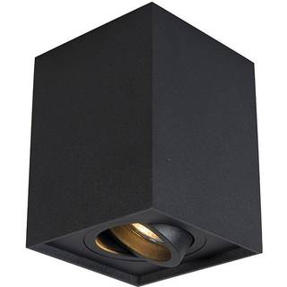 Moderne overflademonteret spotlight sort drejelig og vipbar - Quadro 1 Up