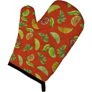 """" Caroline's Treasures BB5205OVMT Lemons Limes & Oranges Oven Mitt 12 """" ""H X 8.5"" """" W Multicolor """"
