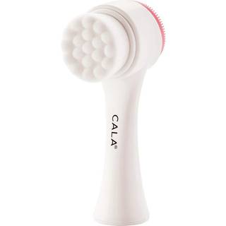 Cala dual-action lyserød ansigtsrensning børste