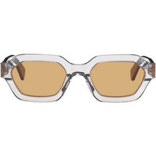 Retrosuperfuture Unisex D2A Pooch Stilo Solbriller Acetat Grå Brun Geometrisk