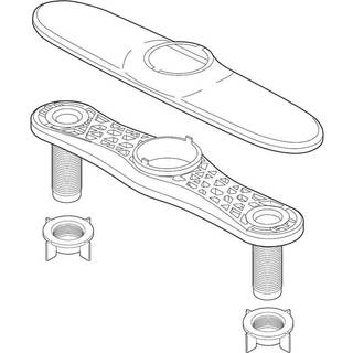 Delta Faucet RP70714 Faucet Escutcheons Chrome