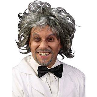 Sjov verdensmænds gale videnskabsmand parykken PBI multi -standard