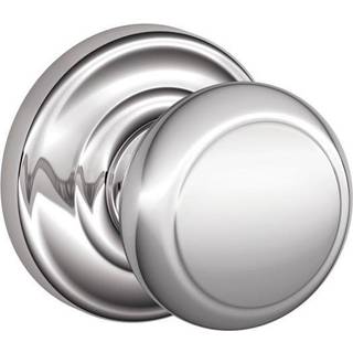 Schlage FA10AND625/F10AND625AND Andover Passage Knap Andover Rose Bright Chrome