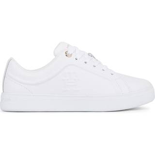 Casual Leather Cupsole Sneakers, Hvid, 41