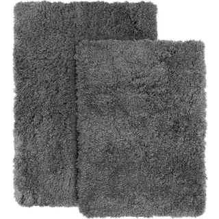 Clara Clark Badev?relse t?pper Ultra Soft Shaggy Bath Rugs - Badm?tter til badev?relse Maskine Vask Non Slip Backing Rubber 2 Stykke Badev?relse
