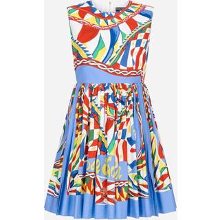 Dolce&Gabbana Carretto cotton minidress - multicoloured - XL