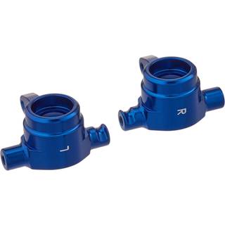 Traxxas 6439 Steering blocks, 6061-T6 aluminum, left & right (blue-anodiz