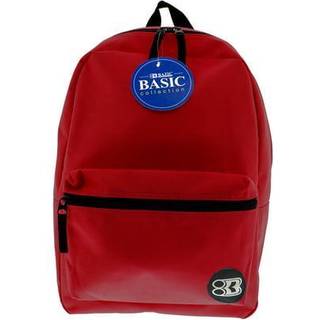 Bazic School rygs?k 16 """" Bourgogne lette skolepose polstret tilbage og justerbar rem til studerende rejsetaske Fit A4 Notebook 1-Pack