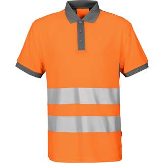 ProJob 646008 6008 polopiqué en iso 20471 klasse 2 Orange/Grey XS