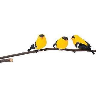 Gallerie II Goldfinch Christmas Xmas Ornament Sortment of 3 A/3 Multi