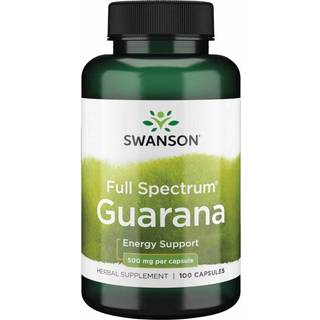 Fuldspektret Guarana, 500 mg - 100 kapsler