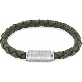 Exploded Braid Green Suede Bracelet